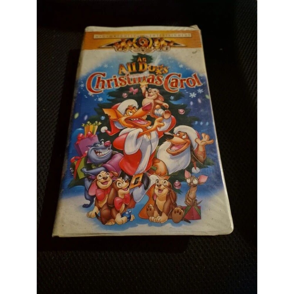 An All Dogs Christmas Carol VHS